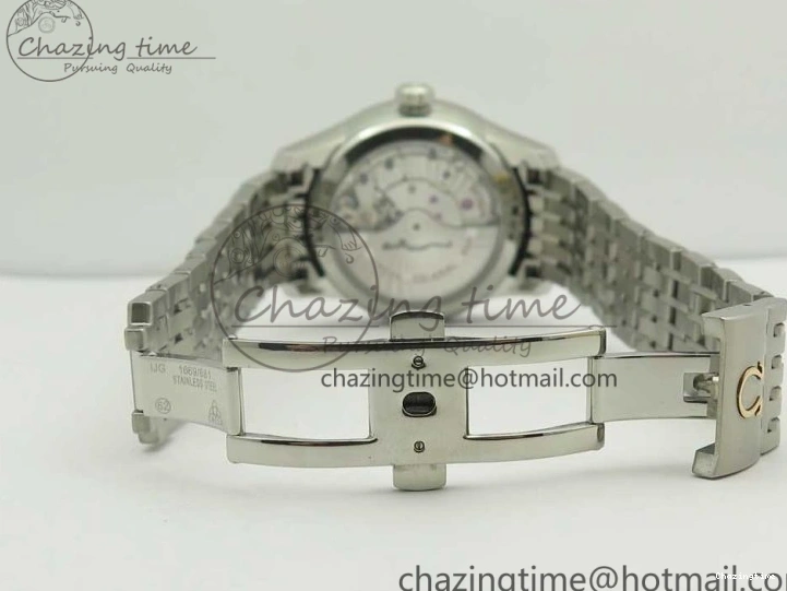 0510 De Ville Hour Vision 41mm SS VSF 1:1 Best Edition White Dial on SS Bracelet A8500 Super Clone Casual 7946